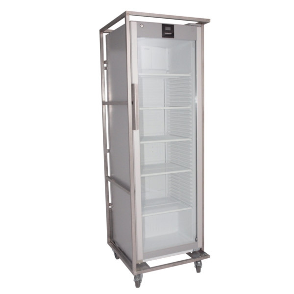 Flessenkoelkast met glazen deur 400L