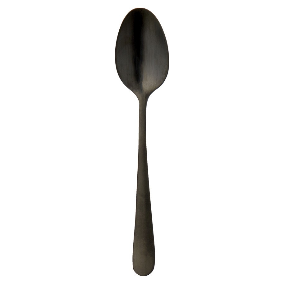 Dessertlepel zwart