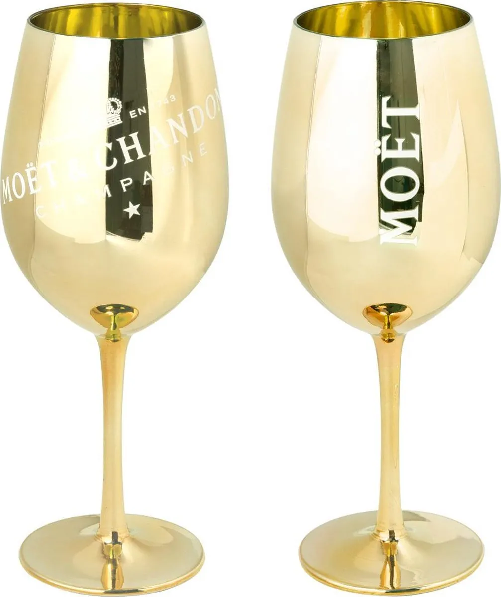 Moët glas goud
