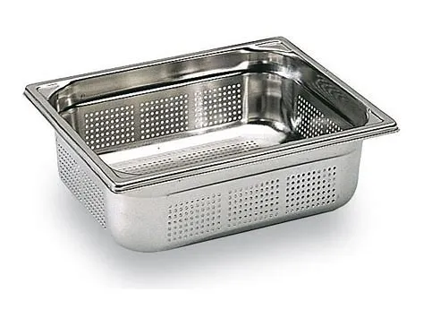Gastronormbak 1/2 100mm diep met gaatjes