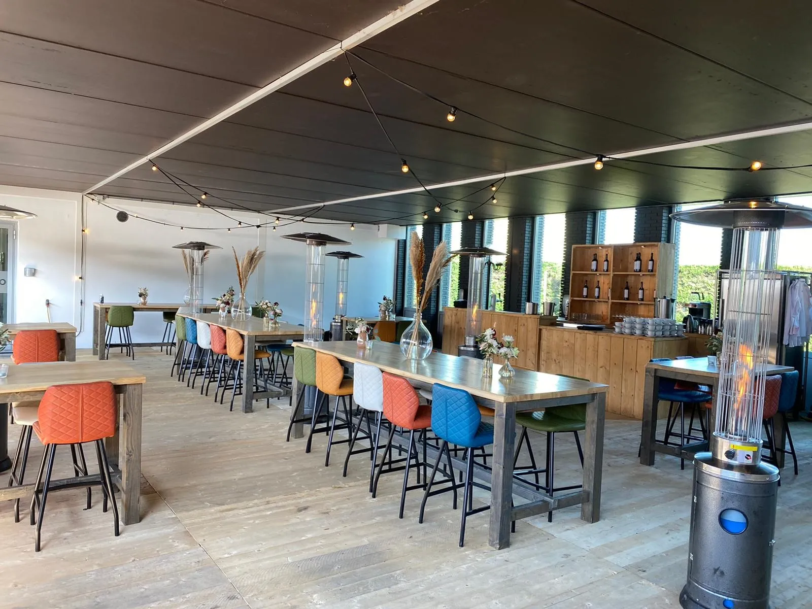 Barkruk trendy gekleurd