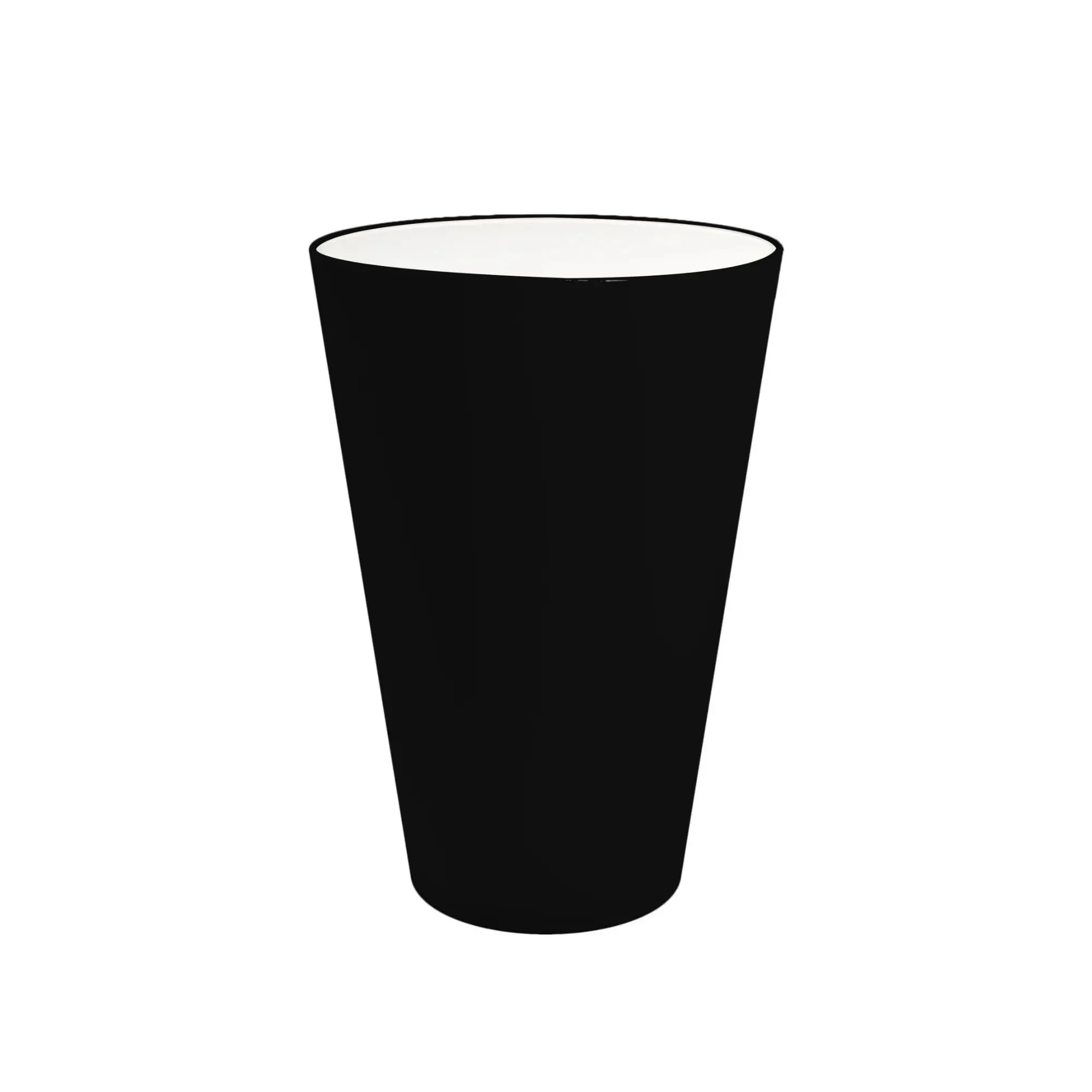 Statafel conic zwart rond