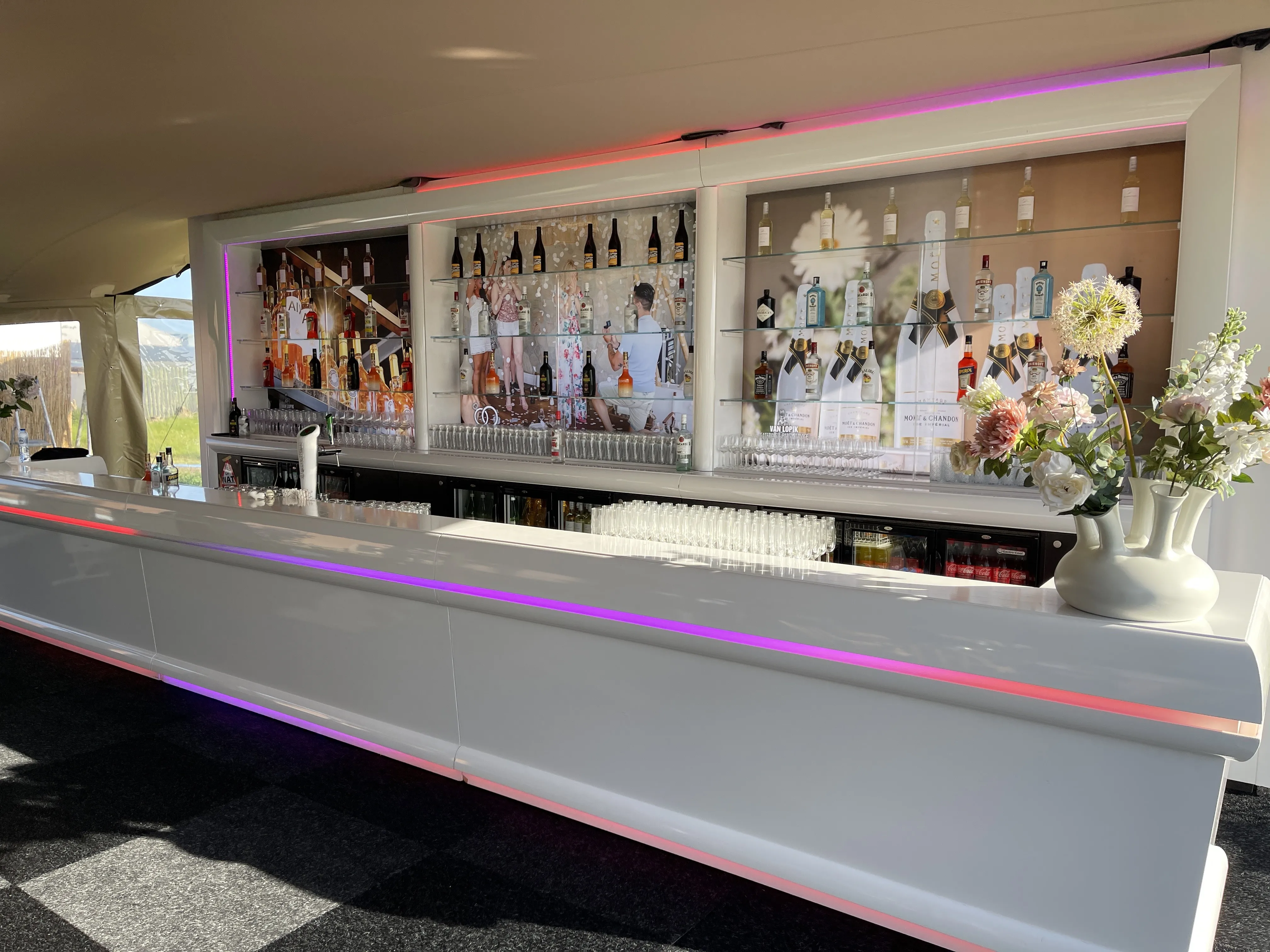 Luxe led bar, 3 delen