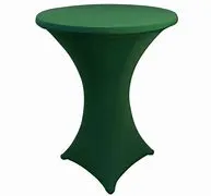 Statafelrok stretch donkergroen met tophoes