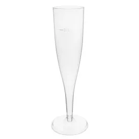 Champagneflute plastic per 10 stuks
