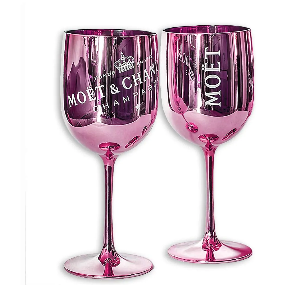 Moët glas roze