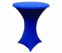 Statafelrok stretch donkerblauw met tophoes