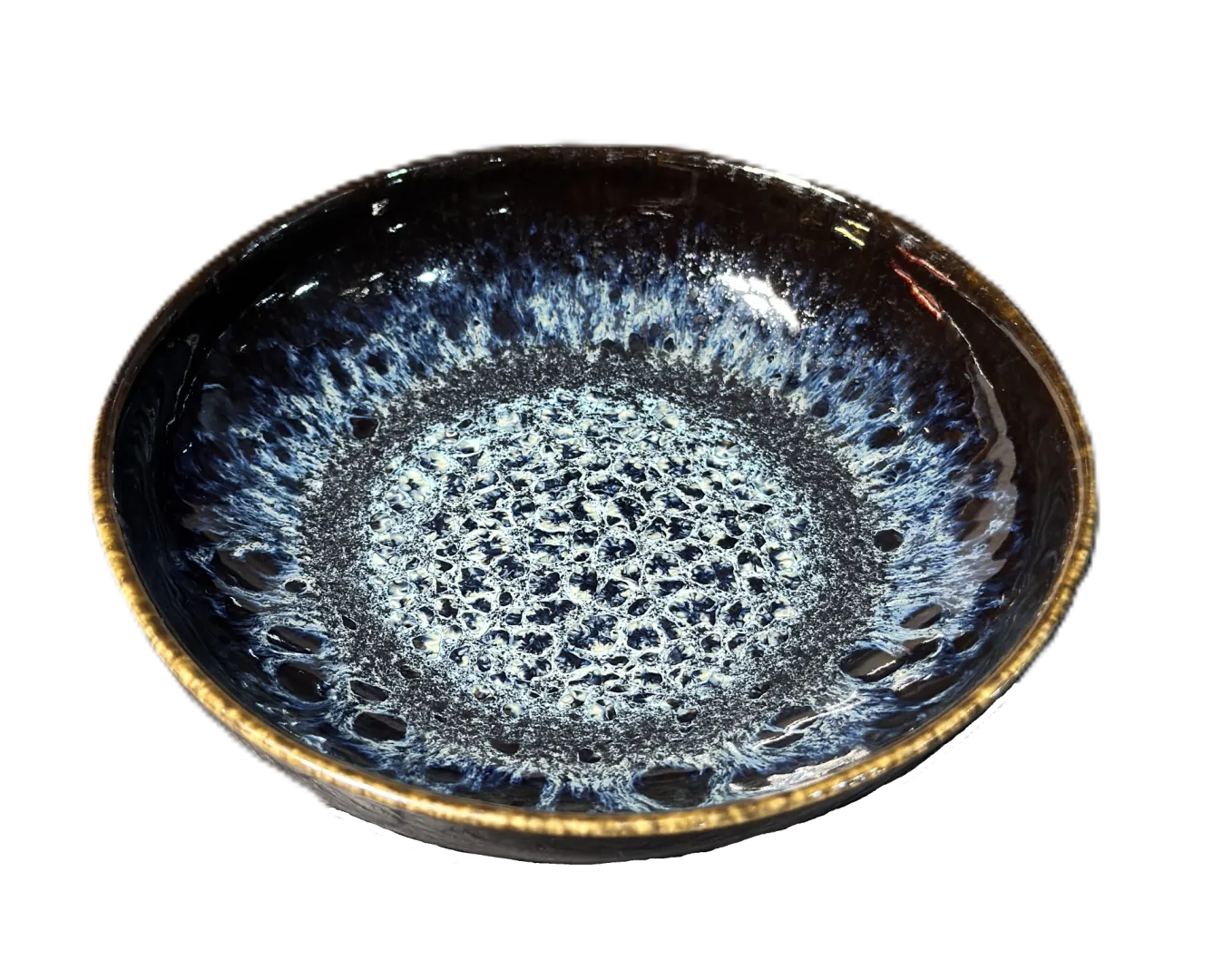 Schaaltje trendy 16 cm blauw