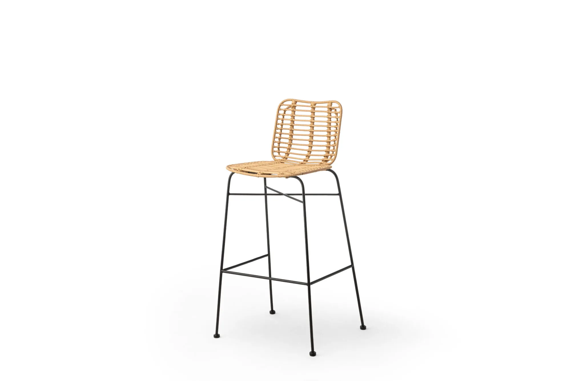 Palm barkruk incl. kussentje