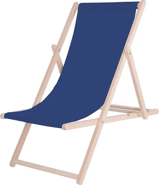 Strandstoel donkerblauw
