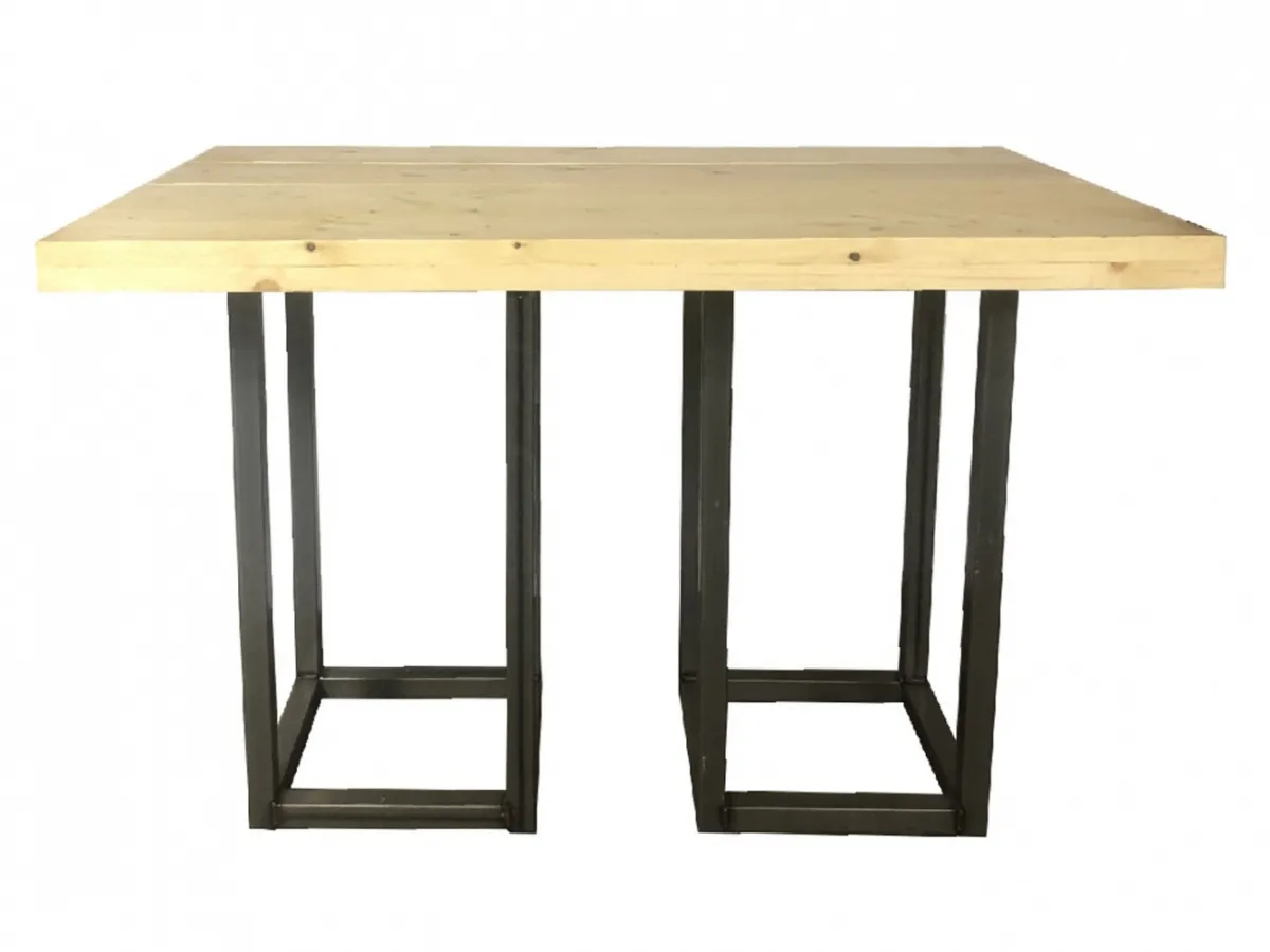 Statafel industrieel steigerhout 120x80cm