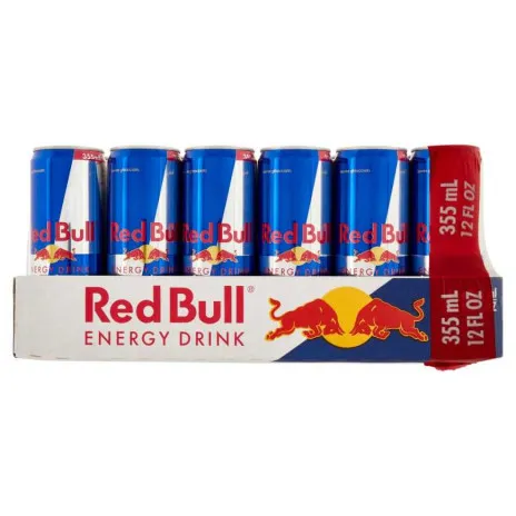 Tray blikjes Red bull