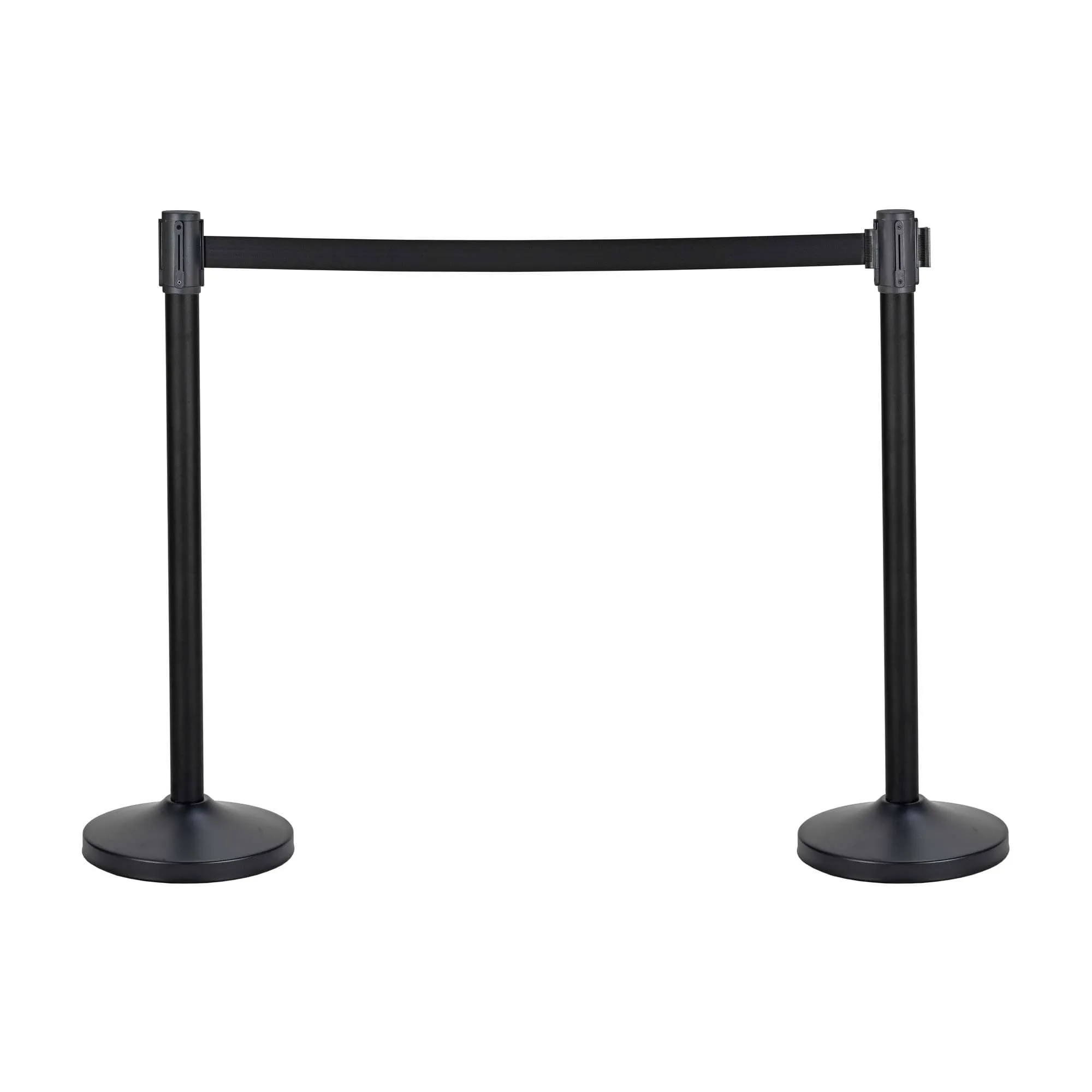 Afzetpaaltje zwart met treklint