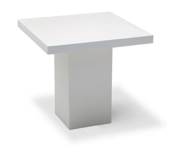 Tafel wit Milano 80x80cm