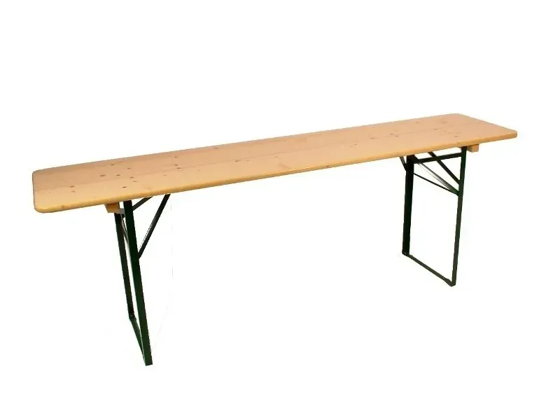 Klaptafel van bankenset 220x50cm
