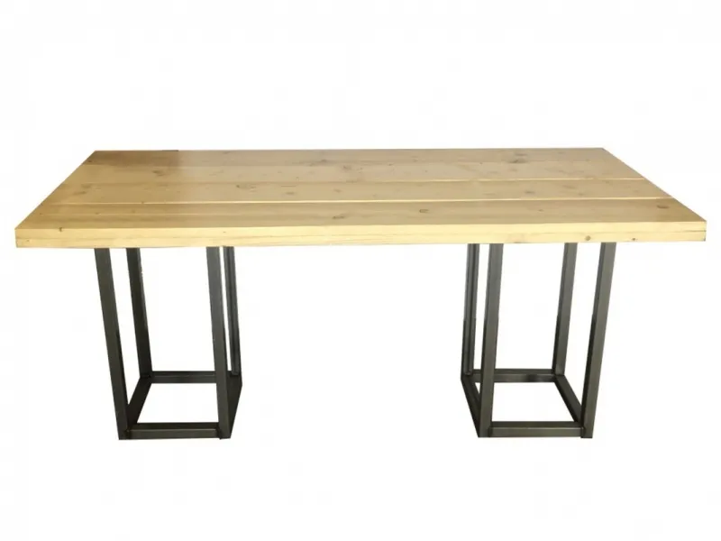 Tafel industrieel steigerhout 120x80cm