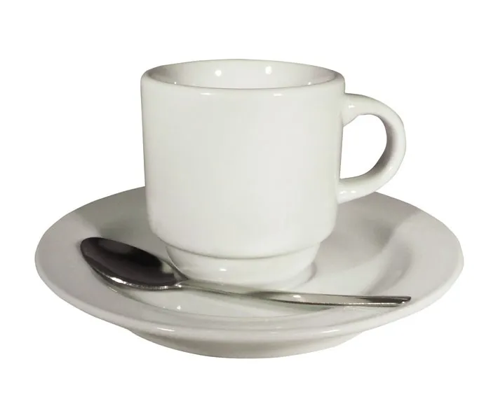 Koffieservies Basic compleet, incl. lepeltje